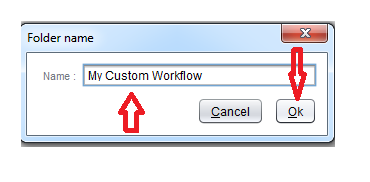 VRO Custom New Folder Create