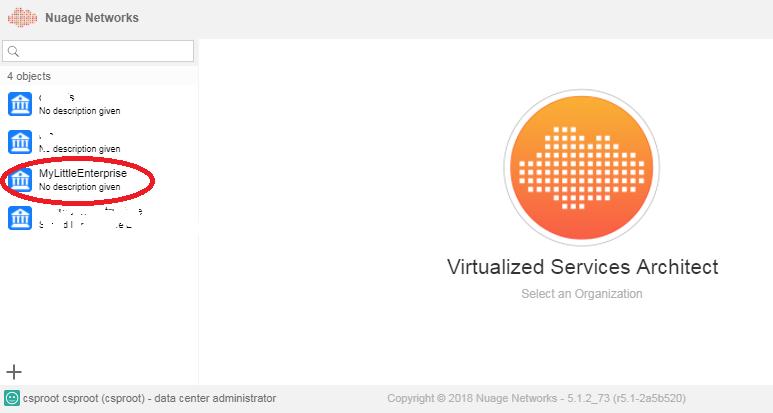 VSA home page with enterprise